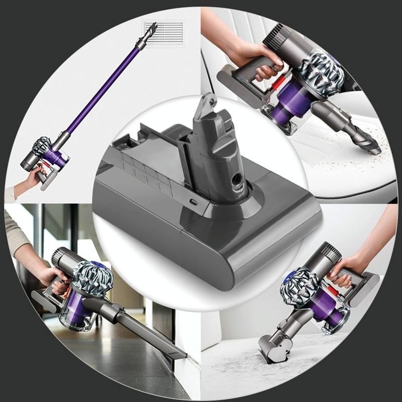 Extra Battery for Dyson V6 Handheld Vacuum - Replacement - 3.0Ah
