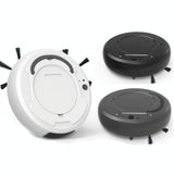 Smart 3-in-1 Robot Vacuum with Wet / Dry Mopping - Rechargeable & Auto Cleaning - Black - Gray