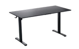 Ergonomic Kids Study Chair & Adjustable Electric Standing Desk Set – Blue Chair & Black Desk