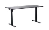 Ergonomic Kids Study Chair & Adjustable Electric Standing Desk Set – Blue Chair & Black Desk