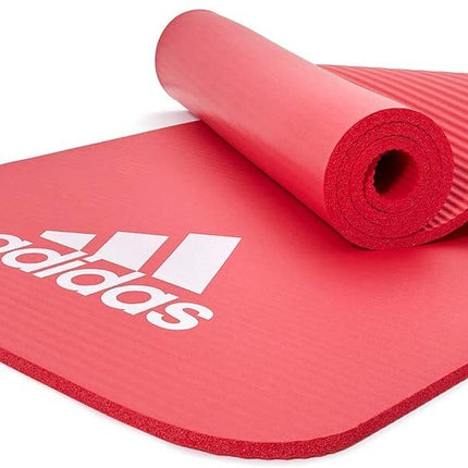 Adidas Fitness Mat 7mm Exercise Training Floor Gym Yoga Judo Pilates  - Red