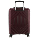 Pierre Cardin x Milleni 3-Piece Hardshell Super Light Luggage Bags Travel Suitcase - Burgundy/White