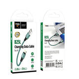 iRoo Short 25CM Fast Charging USB A to iPhone/iPad Green.
