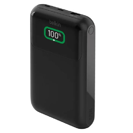 Belkin BoostCharge black power bank, 65W.
