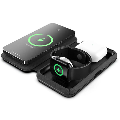 Cygnett MagTravel black wireless charger.