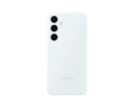 Samsung Silicone Case for Galaxy S24 Plus White.