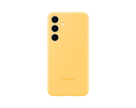 Samsung Silicone Case for Galaxy S24 Plus Yellow.
