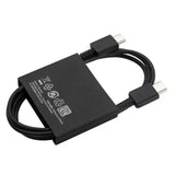 Samsung black charging data cable, lightweight.