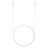 Samsung USB-C to USB-C cable, 3A, 1.8m, white.