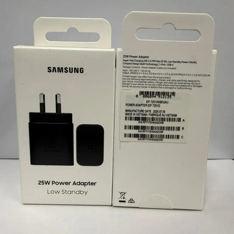 Samsung AC Charger 25W USB-C Black.