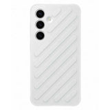 Samsung Galaxy light grey shield cover, model S24.
