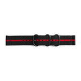 Samsung Strap Black/Red Gear Sport.