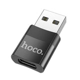 Hoco UA17 USB-A Male to USB-C Female Adapter.