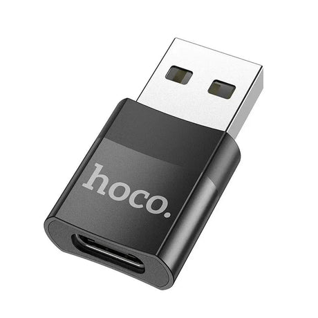 Hoco UA17 USB-A Male to USB-C Female Adapter.