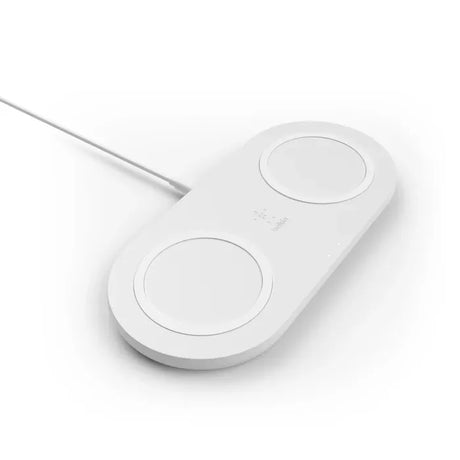 Belkin BoostCharge white wireless charger, 10W.