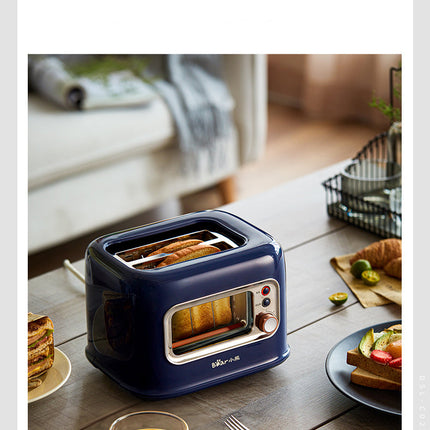 BEAR Double Slots Bread Toaster With Glass Window DSL-C02X1