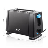 Electric Slice Toaster, toastie, sandwich maker Fast Efficient Toasting Breakfast