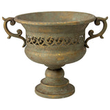 Aged French-Style Urn w/ Handles 32x24cm