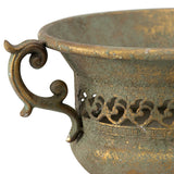 Aged French-Style Urn w/ Handles 32x24cm
