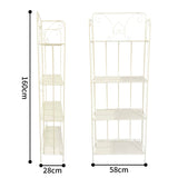 Bordeaux Baker Stand 4-Shelf Unit 160cm