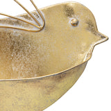 Set 2 Nested Lustre Gold Wall Planters 8x29cm