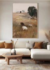 Grazing Sheep Artwork