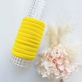 MANGO JELLY Metal Free Hair ties (4.5cm) - School Colour Yellow 10P - Three Pack