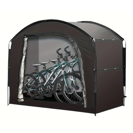 Waterproof tent cover, assembles without tools.