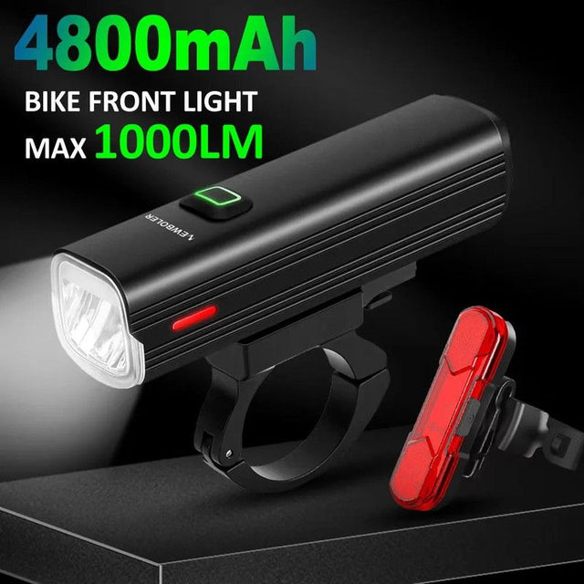 Black rechargeable light.