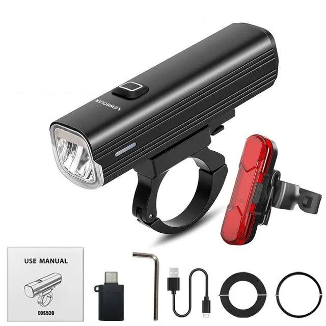 Black rechargeable light.