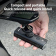Black rechargeable bike light, waterproof.