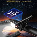 Black rechargeable bicycle parts, lightweight.