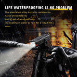 Black rechargeable bicycle parts, lightweight.