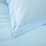 100% cotton Premium Doona Duvet Quilt Cover Set with Soft Pillowcases - Aqua-King