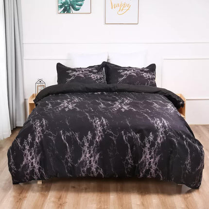 Bold Geometric Print Duvet Cover Set - Eco-Friendly Material-Single