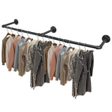 Adjustable Wall-Mounted Clothes Rack (90–180 cm)