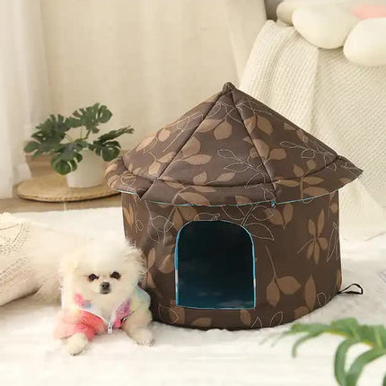 Outdoor Waterproof Cat House - Insulated, Weatherproof, Warm Shelter for Cats, Ideal for Winter Protection, Size: S 35*40cm