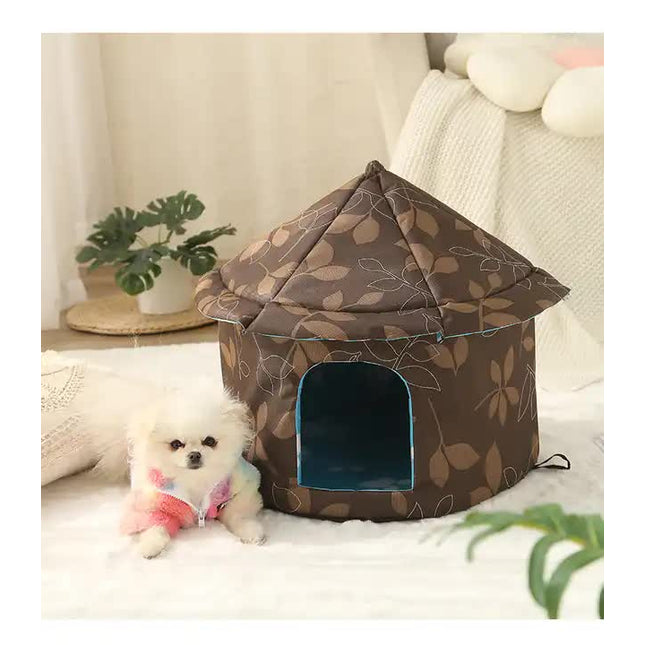 Outdoor Waterproof Cat House - Insulated, Weatherproof, Warm Shelter for Cats, Ideal for Winter Protection, Size: S 35*40cm