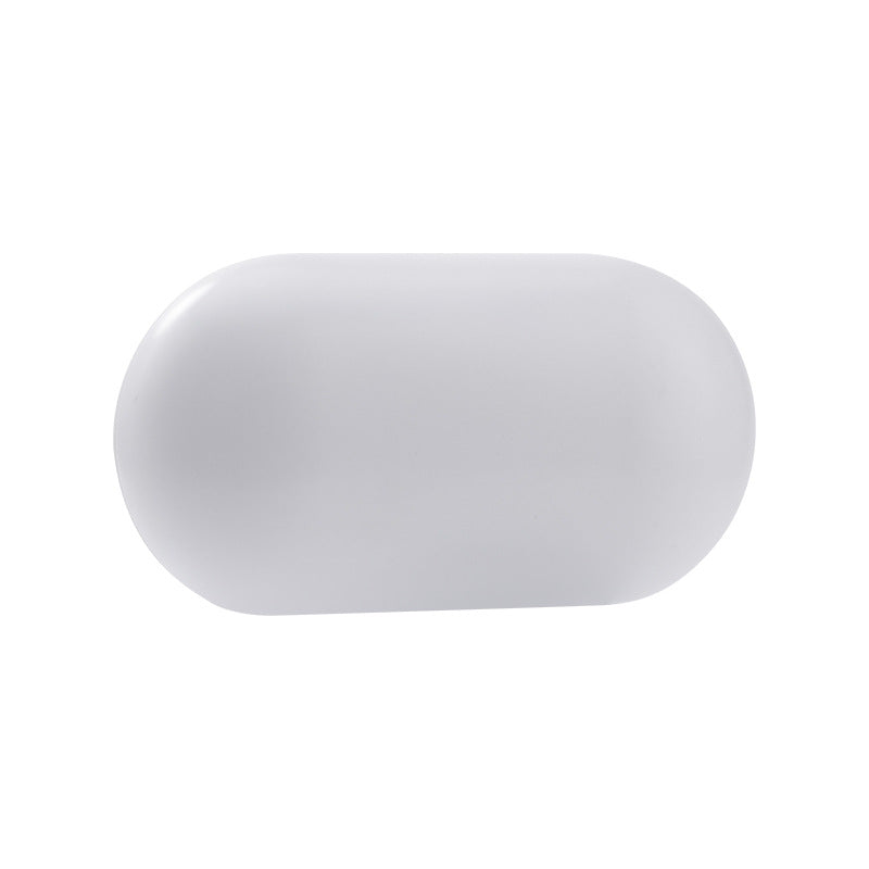White Wall-Mounted Toothbrush Sterilizer with UV-C Disinfection and Drying - USB Rechargeable, Family 5-Brush Holders, ABS Material
