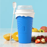 Blue summer slushie cup, 500ml.