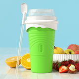 Green summer slushie cup, 500ml.