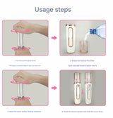 Yellow Dual Nozzle Nano Facial Mister - USB Rechargeable Hydrating Spray