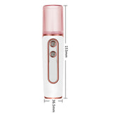 Yellow Dual Nozzle Nano Facial Mister - USB Rechargeable Hydrating Spray