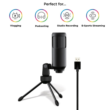Sonictrek Studio Podcaster USB microphone.