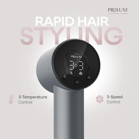 Tanami Proluxe SmartTemp hair styling tools.