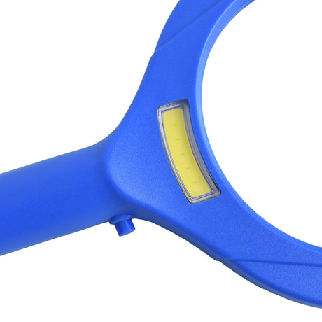 Brillar blue glass LED lighting, lightweight.