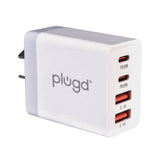 4 Port Wall Charger USB C+USB A.