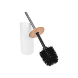 2 Pcs Bamboo-Lid Toilet Brush – Clevinger Collection, BPA-Free