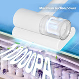 UV‑C Cordless Dust Mite Vacuum Handheld Sanitizing Cleaner with 1200 mAh Battery
