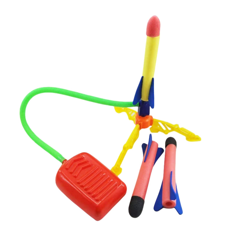 Air Power Foam Rocket Shoot Up Stomp Launcher Kids Outdoor Activities Toys